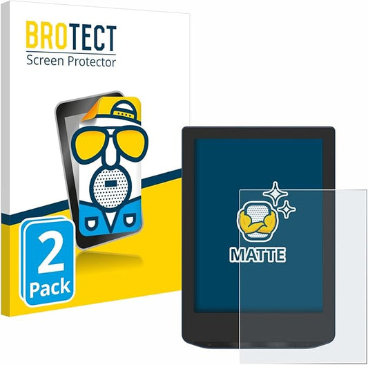 BROTECT Entspiegelungs-Schutzfolie für PocketBook Verse Pro (2 Stück) Matt Anti-Reflex Anti-Fingerprint