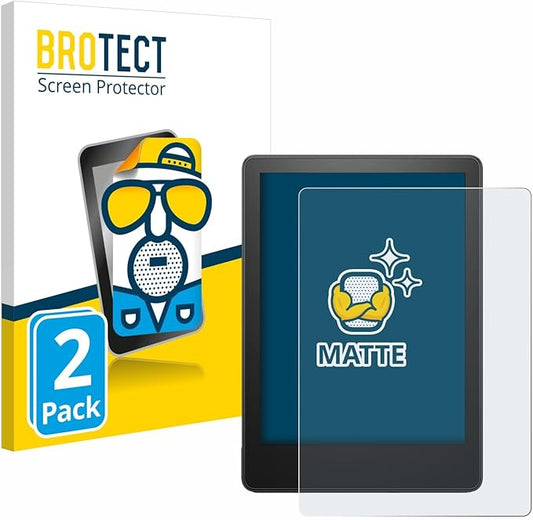 BROTECT matte Entspiegelungs-Schutzfolie für Amazon Kindle Paperwhite 2023 (11. Gen.), Anti-Fingerprint, 2 Stück