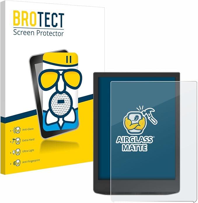 BROTECT AirGlass Entspiegelungs-Schutzglas matt für PocketBook InkPad 4 | 9H Kratzschutz, Anti-Reflex, Anti-Fingerprint