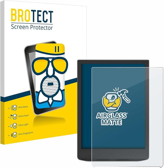 BROTECT AirGlass Entspiegelungs-Schutzglas matt für PocketBook InkPad 4 | 9H Kratzschutz, Anti-Reflex, Anti-Fingerprint