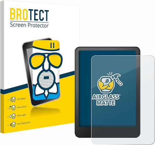 BROTECT Entspiegelte Panzerglasfolie für Amazon Kindle Paperwhite 2024 Signature Edition (12. Gen) - 9H Kratzschutz, Anti-Fingerprint