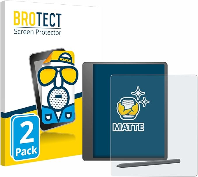 BROTECT matte Entspiegelungs-Schutzfolie für Amazon Kindle Scribe 2024 (2 Stück) Anti-Fingerprint