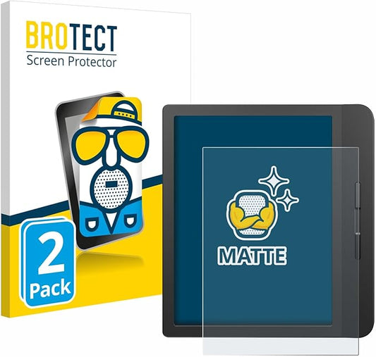 BROTECT Entspiegelungs-Schutzfolie für Tolino Vision 5 (2 Stück) Matte Displayschutz-Folie, Anti-Reflex, Anti-Fingerprint