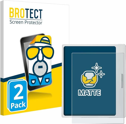 BROTECT matte Entspiegelungs-Schutzfolie für Boox Go Color 7 White Edition (2 Stück) Anti-Reflex, Anti-Fingerprint