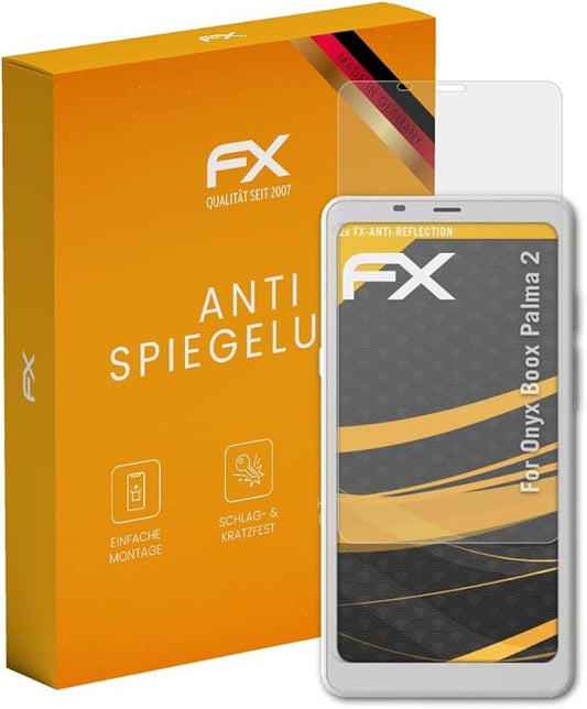 Nein Auslaufartikel (Produktion durch atFoliX Panzerfolie für Onyx Boox Palma 2 – entspiegelt, stoßdämpfend, FX-Schutz (2X) – 4053664334659