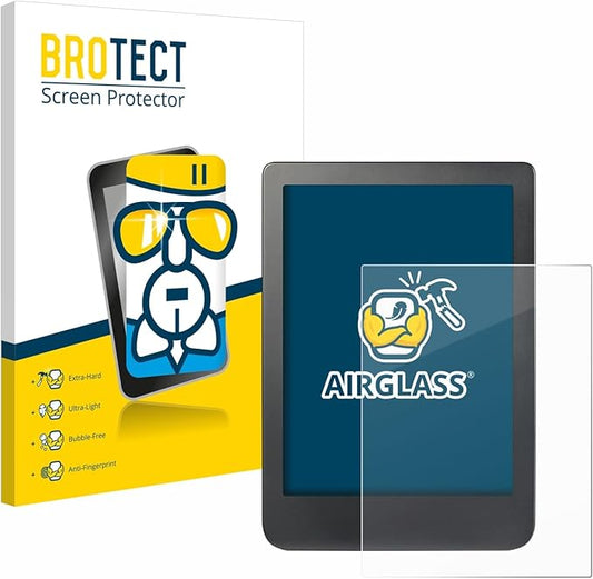 BROTECT Schutzglas für Kobo Clara HD (6") - 9H Kratzfest, Anti-Fingerprint, Ultra-Transparent
