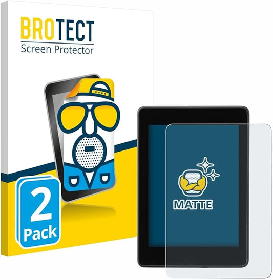 BROTECT matte Entspiegelungs-Schutzfolie für Amazon Kindle Paperwhite 2018 (10. Gen.), Anti-Fingerprint, 2 Stück