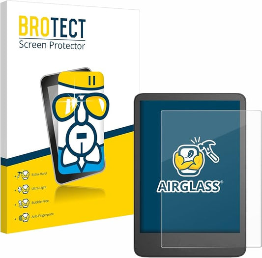 BROTECT Schutzglas für Amazon Kindle 2024 | Extrem kratzfest 9H | Anti-Fingerprint | Ultra-transparent