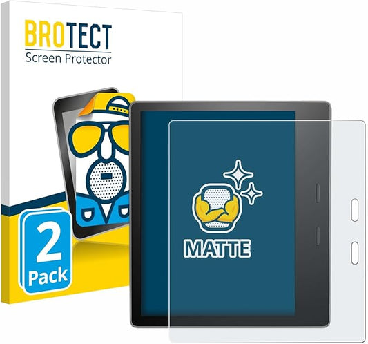 BROTECT matte Entspiegelungs-Schutzfolie für Amazon Kindle Oasis 2019 (10. Gen.), Anti-Fingerprint, 2 Stück