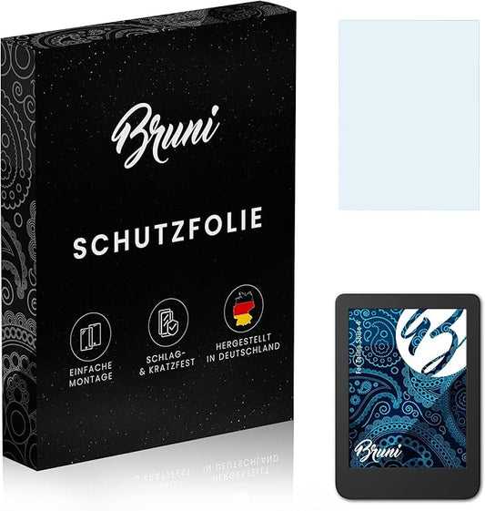 Nein Auslaufartikel (Produktion durch Bruni Schutzfolie kompatibel mit Tolino Shine 4, 2x Displayschutzfolie glasklar Made in Germany