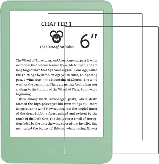 CoBak 3er Pack Displayschutzfolie HD 9H matt für Kindle 11th Gen 2024/2022, Kobo Nia, PocketBook 6 Zoll - blendfrei, kratzfest