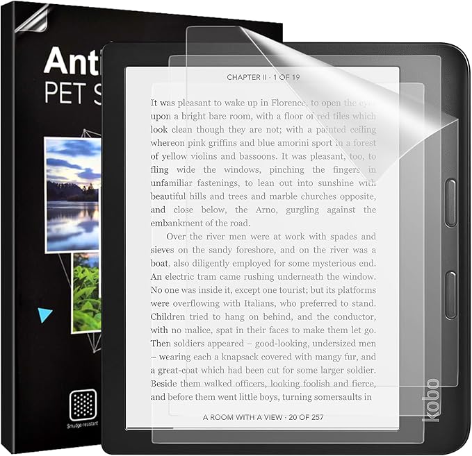 TiMOVO 3er Pack Displayschutzfolie matt für Kobo Libra Colour 7 Zoll 2024 & Kobo Libra 2 2021, kratzfest, blendfrei, blasenfrei
