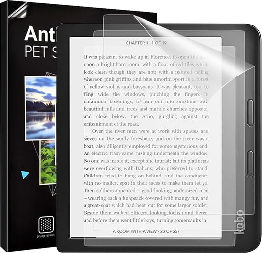 TiMOVO 3er Pack Displayschutzfolie matt für Kobo Libra Colour 7 Zoll 2024 & Kobo Libra 2 2021, kratzfest, blendfrei, blasenfrei