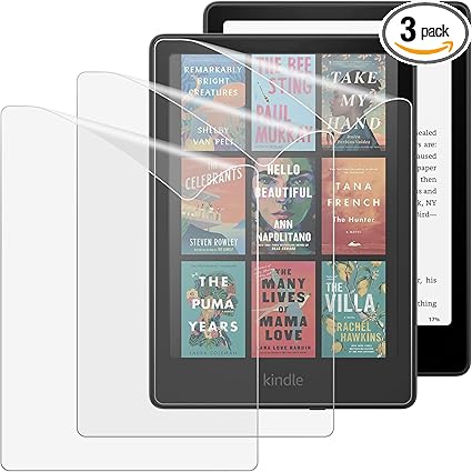 MoKo 3er Pack Displayschutzfolie für Kindle Paperwhite 12. Generation 2024 & Signature Edition, matt, blendfrei – SA569P