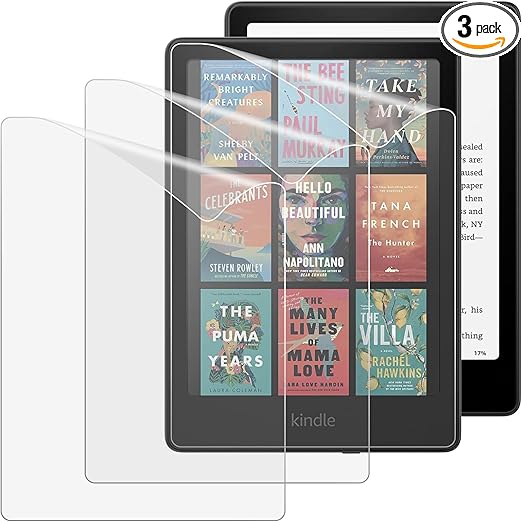 MoKo 3er Pack Displayschutzfolie für Kindle Paperwhite 12. Generation 2024 & Signature Edition, matt, blendfrei – SA569P
