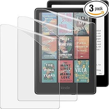 MoKo 3er Pack Displayschutzfolie für Kindle Paperwhite 12. Generation 2024 & Signature Edition, matt, blendfrei – SA569P