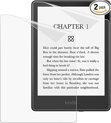 MoKo Displayschutzfolie für Kindle Paperwhite 11. Generation (2021) – 2 Stück matt, blendfrei, kratzfest, hüllenkompatibel – P840034679786