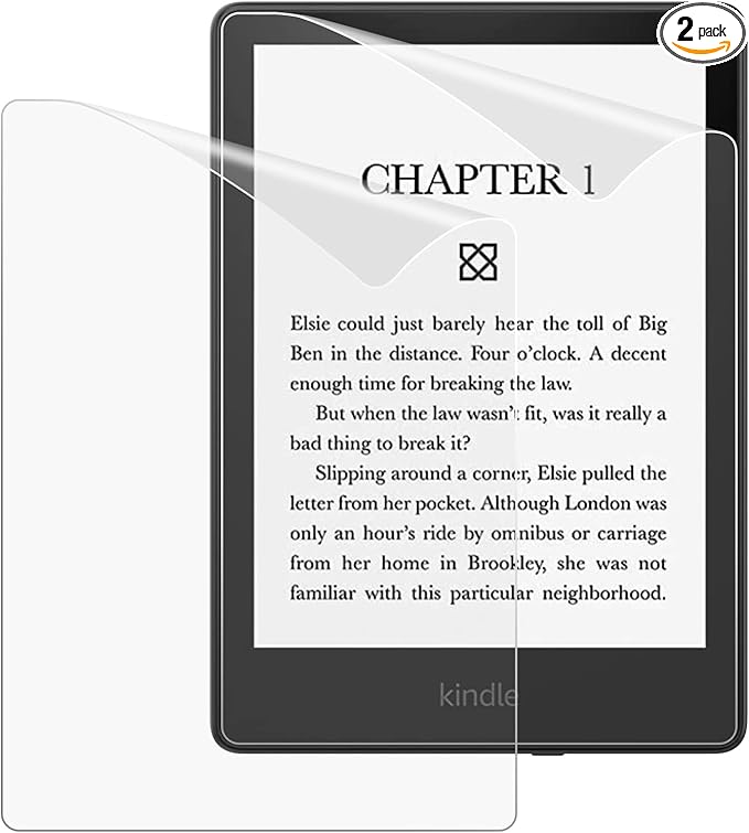 MoKo Displayschutzfolie für Kindle Paperwhite 11. Generation (2021) – 2 Stück matt, blendfrei, kratzfest, hüllenkompatibel – P840034679786