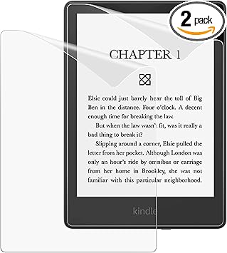 MoKo Displayschutzfolie für Kindle Paperwhite 11. Generation (2021) – 2 Stück matt, blendfrei, kratzfest, hüllenkompatibel – P840034679786